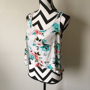 Vibrant Floral Vented Tank